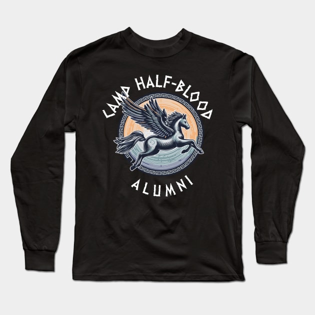 camp half blood - percy jackson - colored Long Sleeve T-Shirt by whatyouareisbeautiful